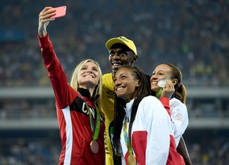 podium heptathlon women