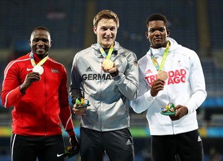 thomas rohler gold medal javelin throw men