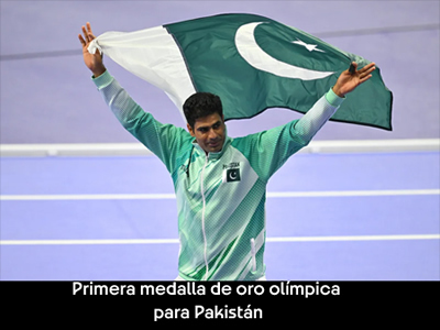 Arshad Nadeem primera medalla de oro olmpica para Pakistn