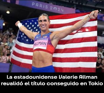 American Valarie Allman defends her Olympic gold in discus