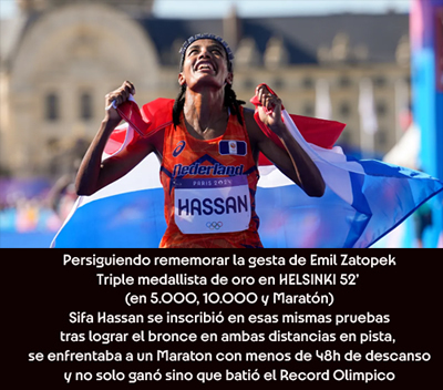 Sifan Hassan makes history after winning 3 medals in events as diverse as the 5000m, the 10000m and the Marathon in which he won gold