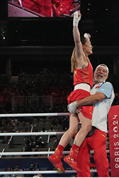 Chang Yuan medalla de oro en la categoria de 54kg