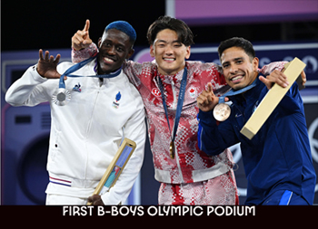 first b-boys olympic podium