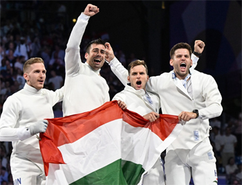 men epee team Hungary