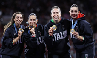 women epee team Italy