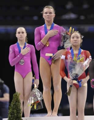 all around women podium