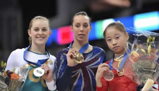 floor women podium