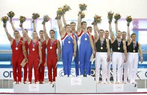 team podium men