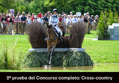 prueba del concurso completo de cross country