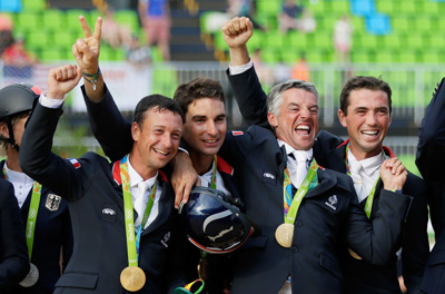 eventing team france gold medal