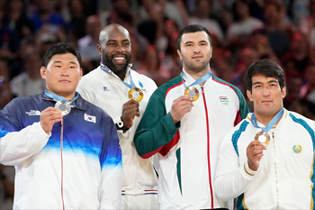 Men's podium +100kg