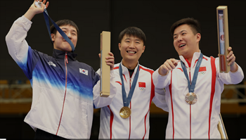 men's podium 25m air pistol