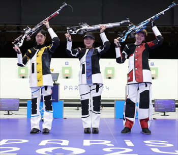 women's podium 10m air rifle