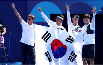 South Korea team golden medal