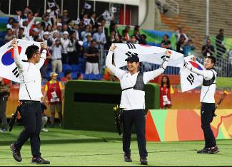 korea men team gold medal