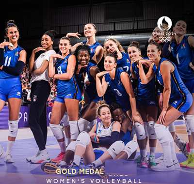 Italy surprise gold medal in women's Voleyball