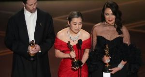 chris apprlhans,  maggie kang, michelle wong