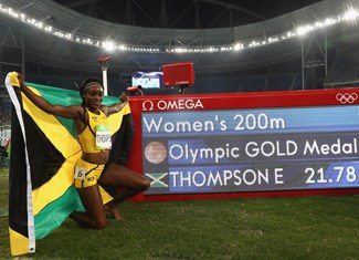 elaine thompson gold medal 200 m women