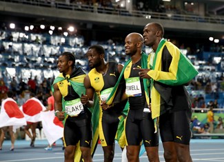 jamaica gold medal 4 x 100 m men