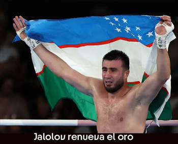 medalla de oro para Jalolov que renueva su ttulo conseguido en Tokio 2020