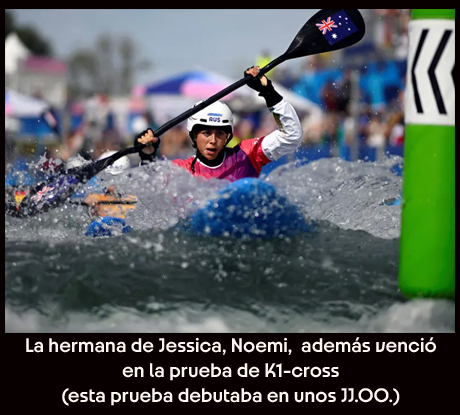 Noemi Fox oro en K1-cross Canoe-Kayak slalom