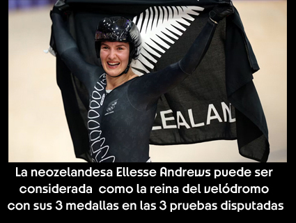 Ellesse Andrews gold medal women's keirin