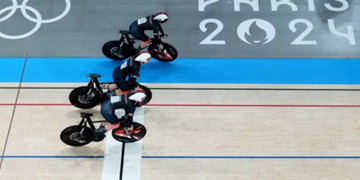 Great Britain gold medal women's team sprint