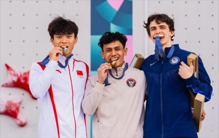 podium men's speed