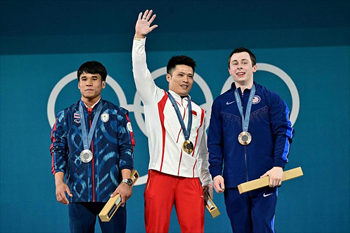 men's podium 61kg