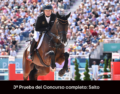 prueba de salto en el concurso completo