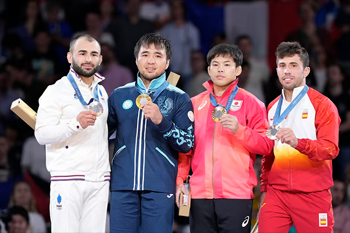 Men's podium 60kg