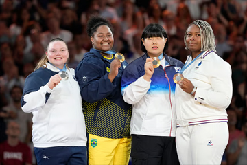 Women's podium +78kg