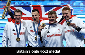 Britain's only gold medal