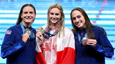 Podium 400m medley