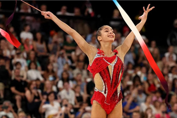 Sofia Raffaeli medalla de bronce en el all around de los juegos de Paris