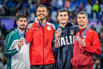 Men's podium -80kg