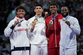 Men's podium +80kg