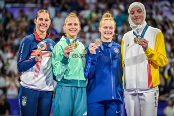 Women's podium 67kg