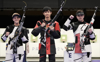 men's podium 10m air rifle