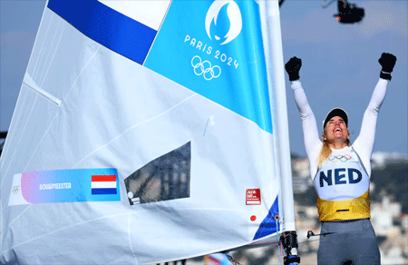 gold medal in Dinghy Marit Marit Bouwmeester