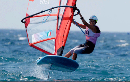 gold medal in Windsurf Marta Maggetti